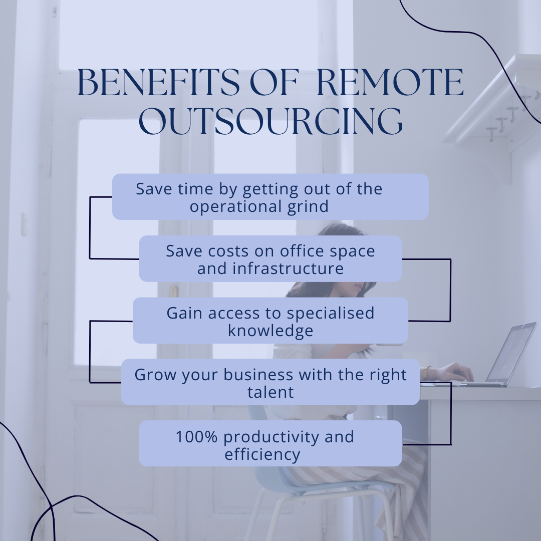 Benefits of remote outsourcing Benefits of remote outsourcing